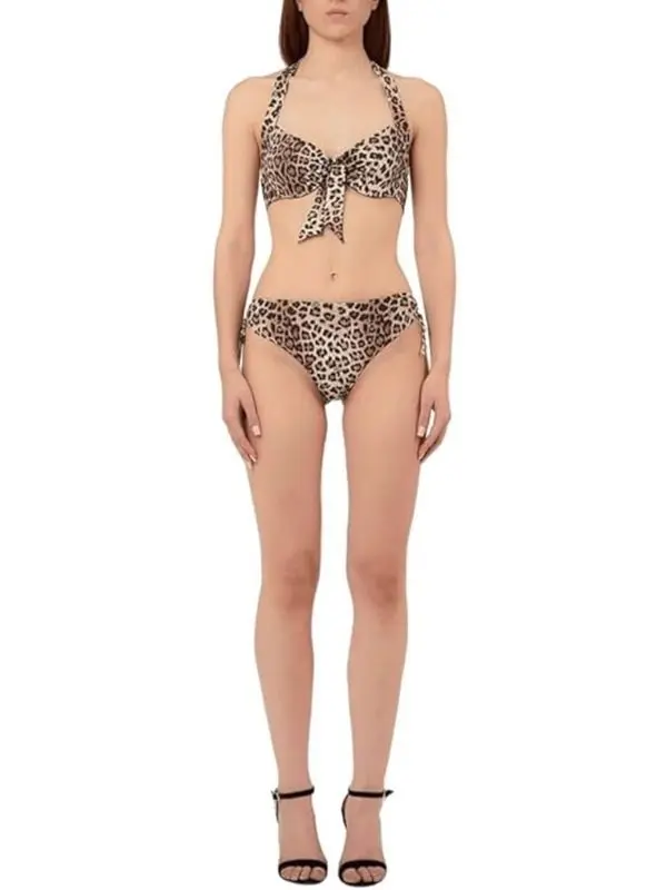 Animal Print Bikini Set