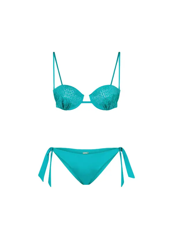 Balconette Bikini Top And Bikini Bottoms