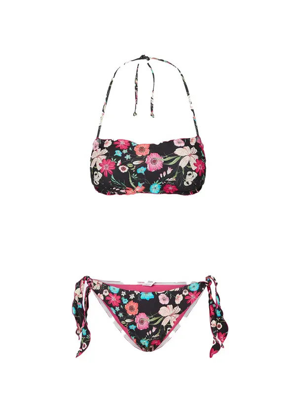 Bandeau Bikini Top And Bottoms