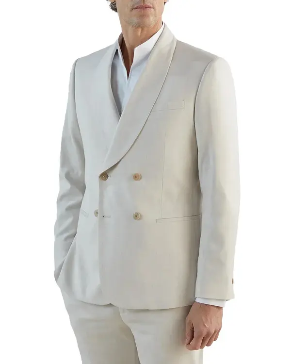 4 Button Double-Breasted Suit