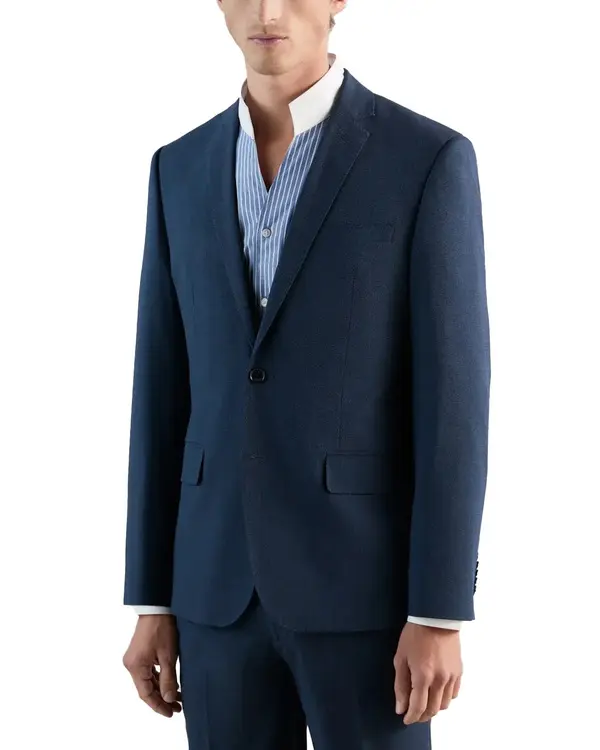 2-Button Blue Denim Suit