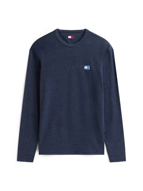 Tonal Tommy Badge Long Sleeve T-Shirt Image