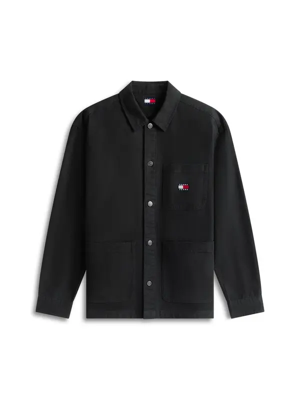 Tommy Badge Oversized Fit Overshirt Image