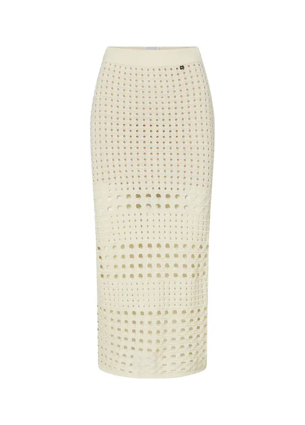 Crochet Midi Skirt Image