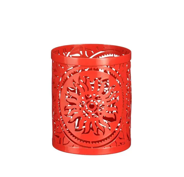 Lantern red - h15xd12,5cm Image