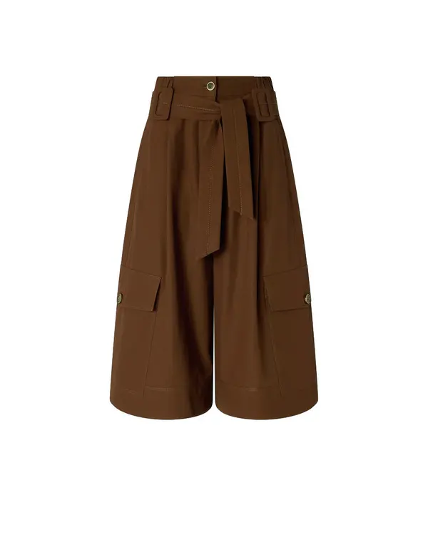 Cotton Fluid Long Shorts Image