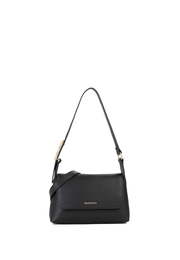 Leather Flap Shoulder Bags with Gold-Tone Logo Hardware Image