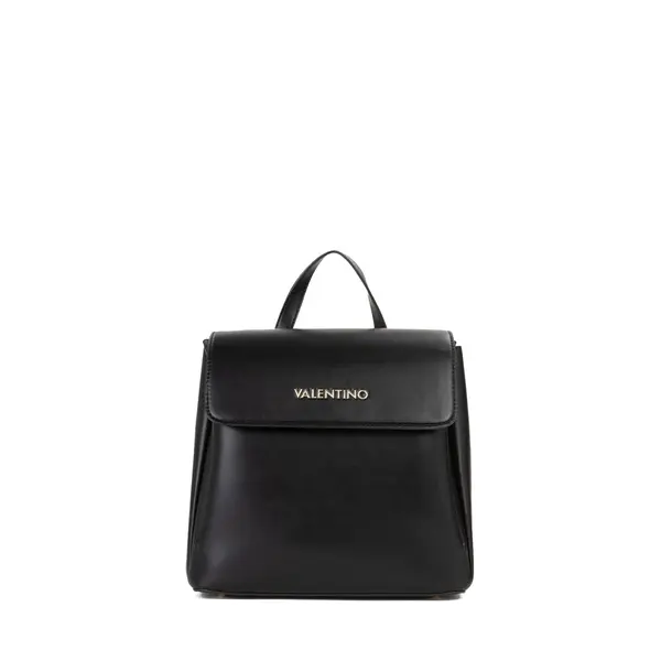 Flap Leather Backpack with Adjustable Shoulder Straps Image