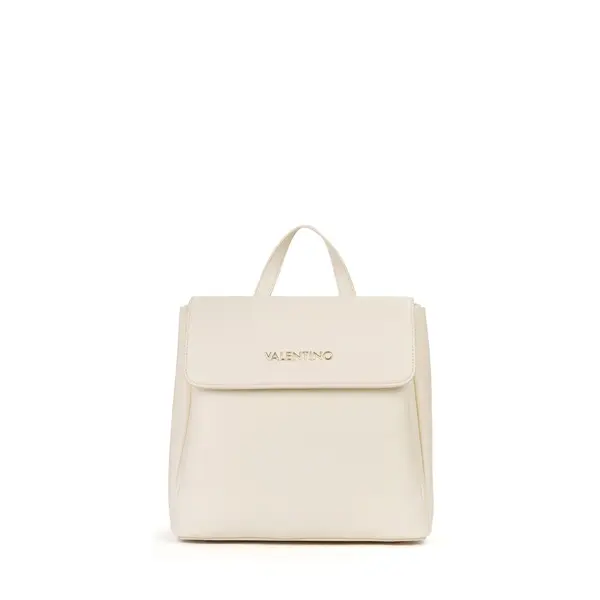 Flap Leather Backpack with Adjustable Shoulder Straps