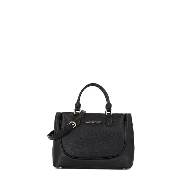 Leather Tote Bag with Woven Logo Double Handles Image