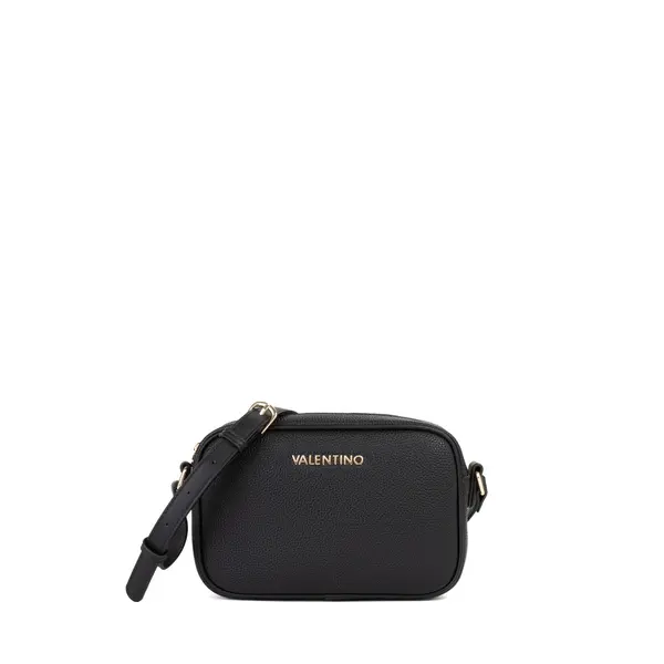 Grained Leather Camera Crossbody Bag Image