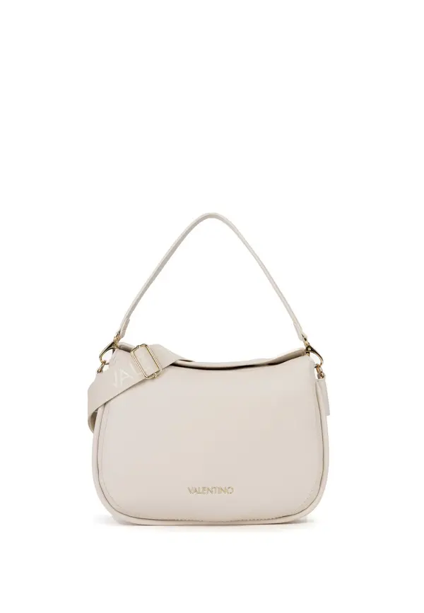 Minimalist Shoulder Bag with Gold Hardware