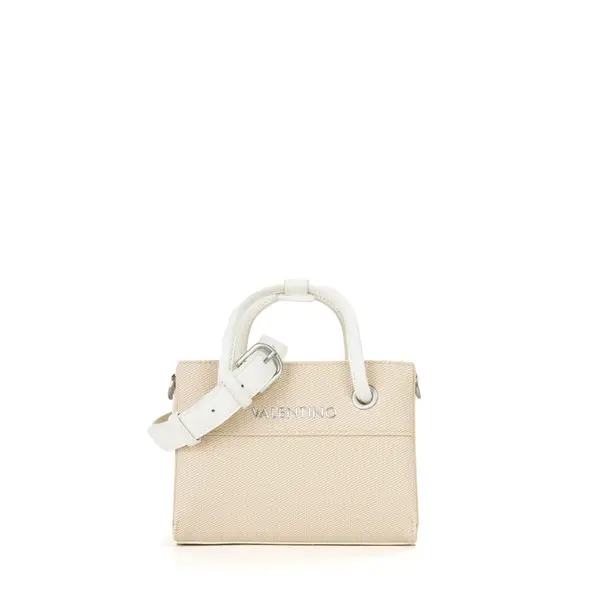Small Tote Bag with Black Leather Handles Image