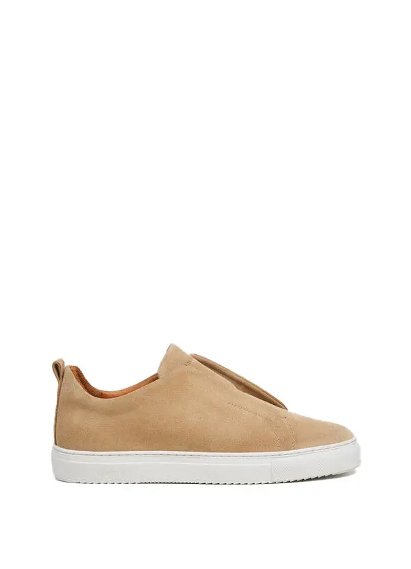Vision Suede Slip On Loafers