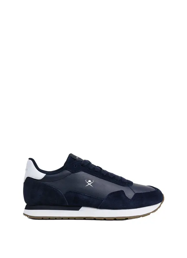 Vector Plain Leather & Suede Trainers