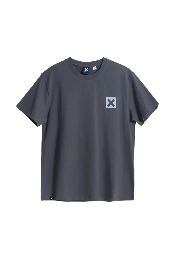 Anthracite Classic Box "X" Logo Graphic T-Shirt