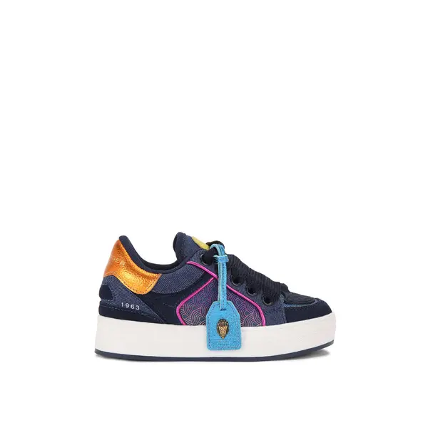 Junior Southbank Denim & Suede Tag Sneakers