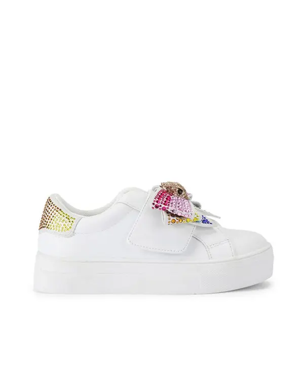 Junior Mini Laney Multi Colored Bow with Rhinestones Image