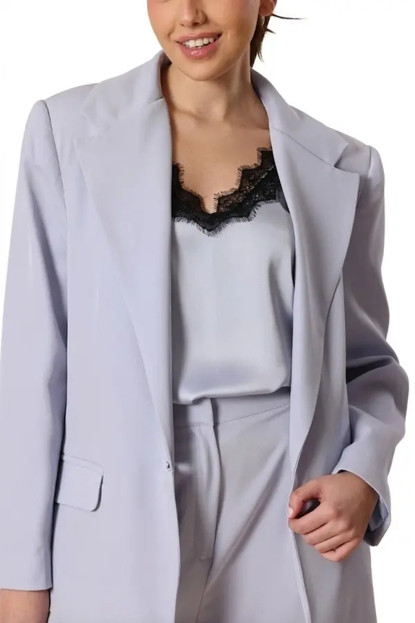 Crepe Blazer With Pockets Image