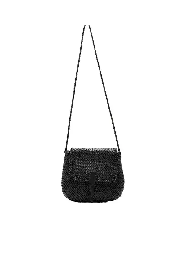 Woven Leather Mini Crossbody bag  Image