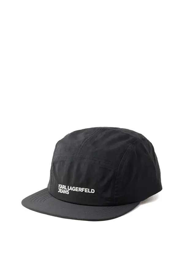 Laced-Back Nylon 5-Panel Cap Image