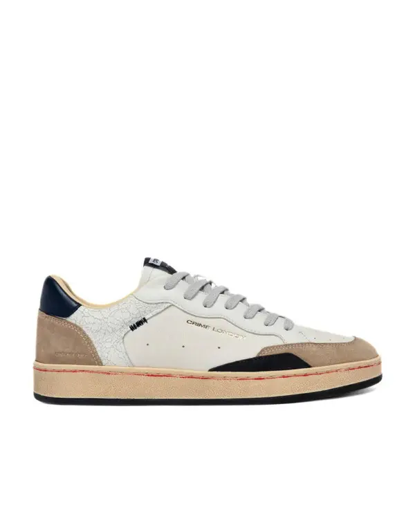 Chelsea Cracked White Sneakers Image