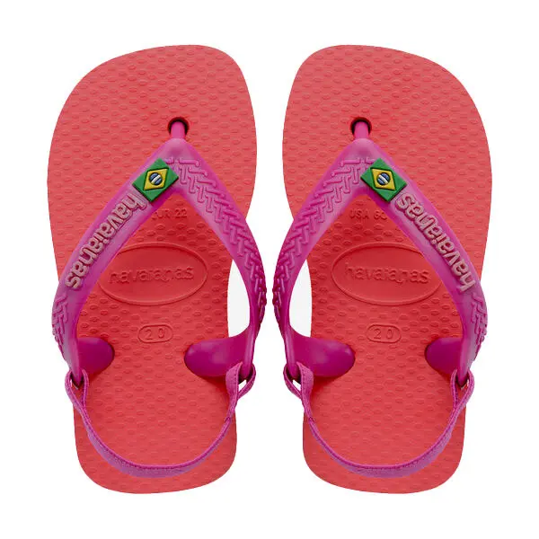 Baby Girl Brasil Brasil Logo Pink Sandals Image