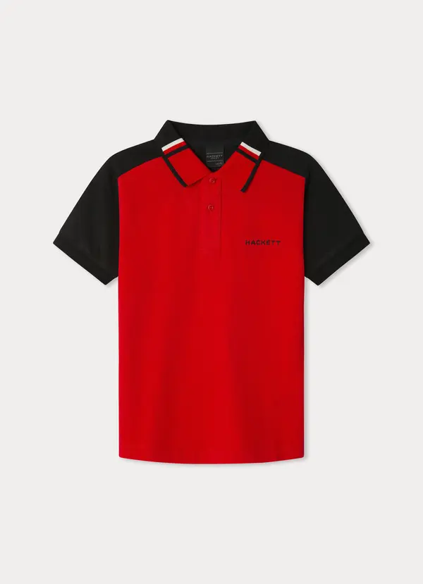  Resort Color Block Short Sleeve Polo