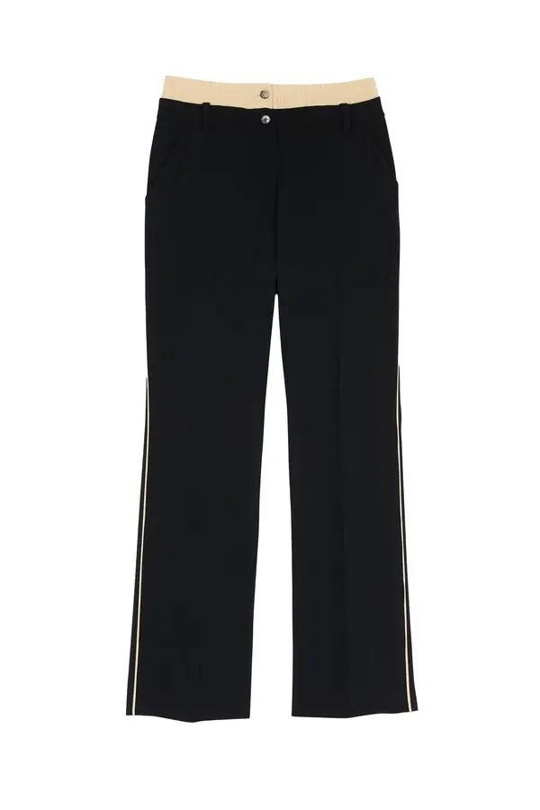 High Waist Wide Leg Trousers