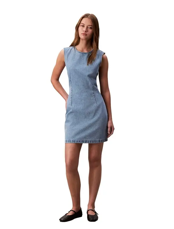 Cap Sleeve Short Dress with Open Back