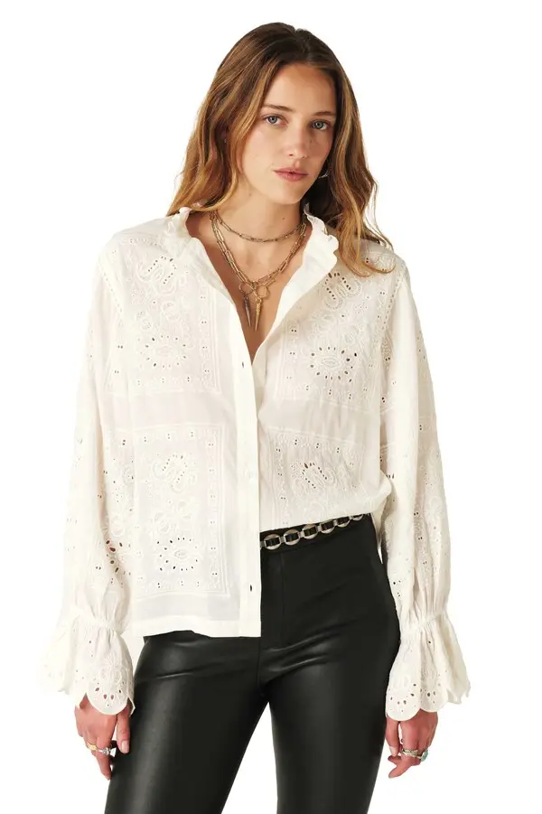 Puffed Sleeve Blouse