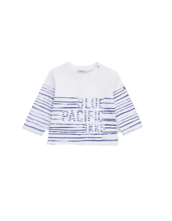  Striped Pattern Long Sleeve Sweater