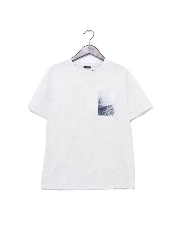  Round-neck Short Sleeve Cotton T-shirt