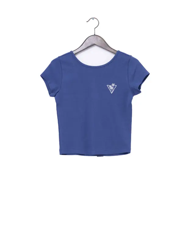  Low-Cut Short Sleeve T-shirt