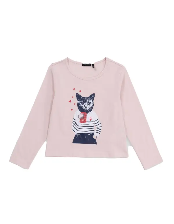  Long Sleeve Cotton T-shirt
