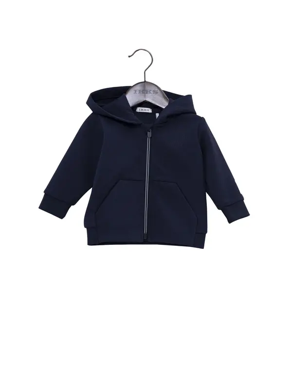 Zipped Hooded Cardigan