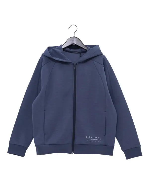  Relaxed Zipped Fleeced Cardigan