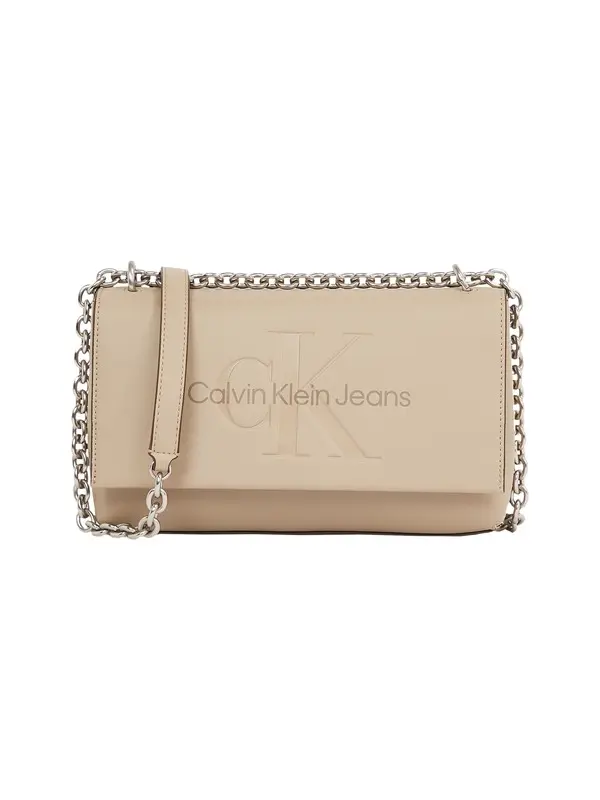 Monogram Flap Crossbody Bag With Chain
