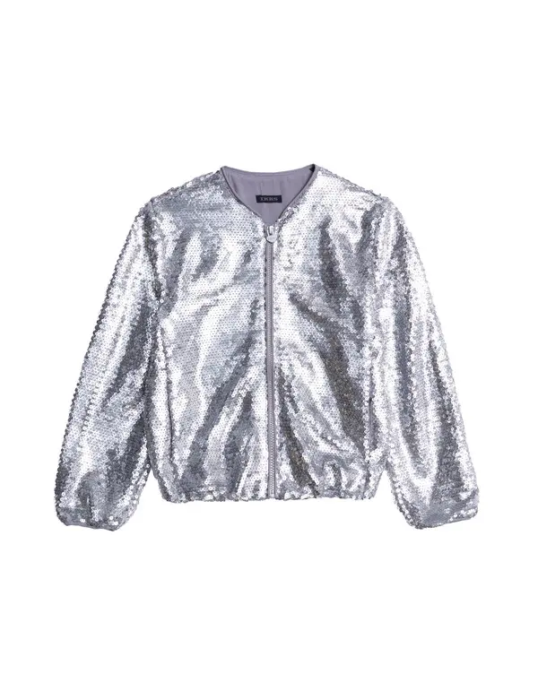  Sequin Bomber Jacket