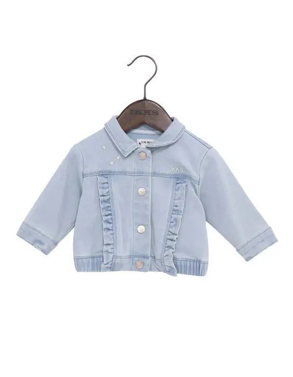  Ruffled Denim Jacket