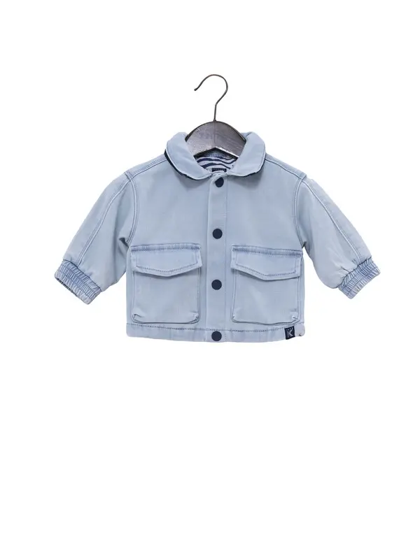  Shirt Collar Denim Jacket