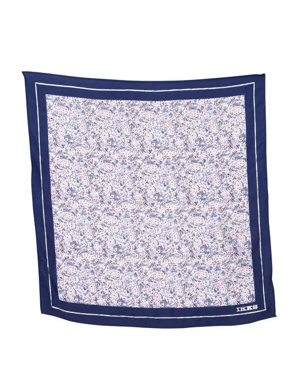  Heart Printed Square Scarf