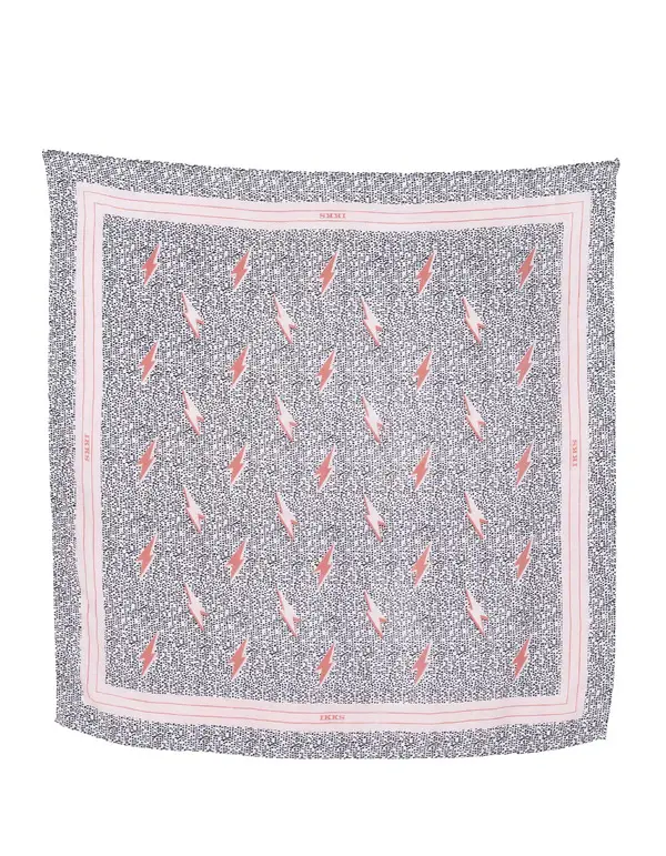  Graphic Print Square Scarf