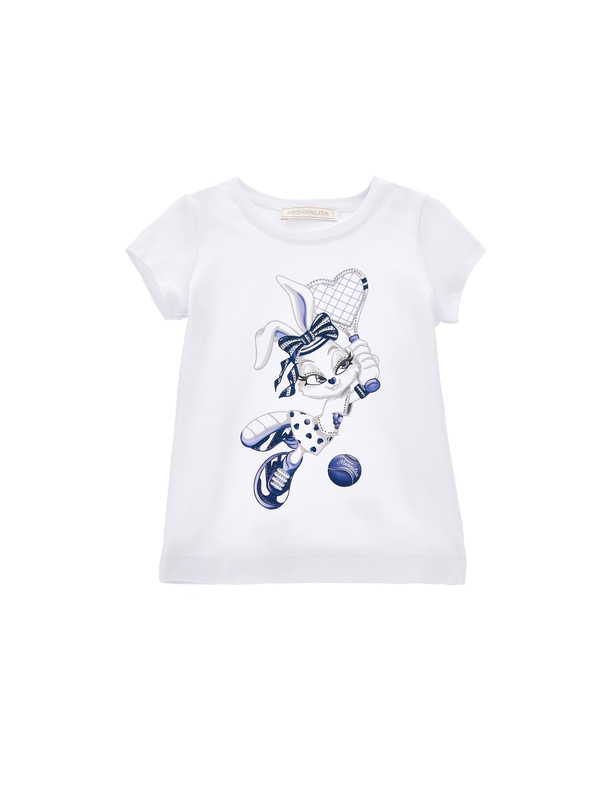 Bunny Print T-Shirt