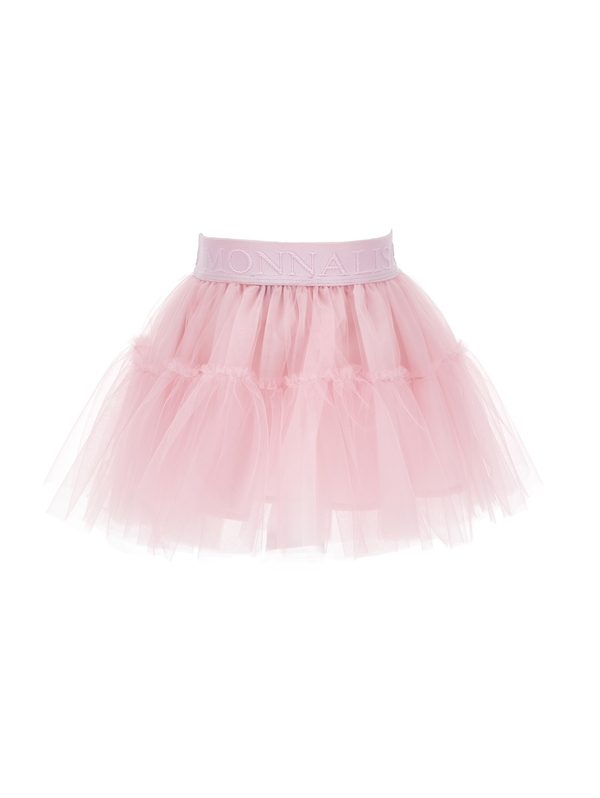  Tulle Skirt with Flounce