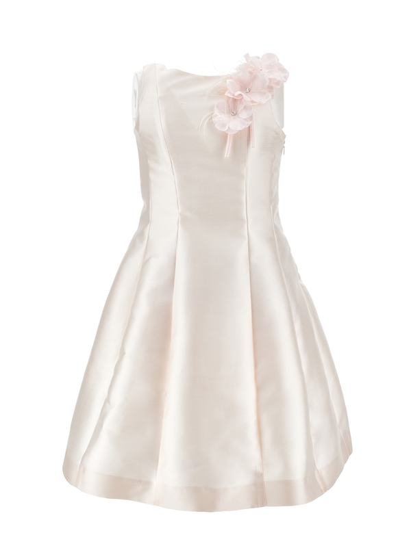  Mikado Dress with Flower Vine