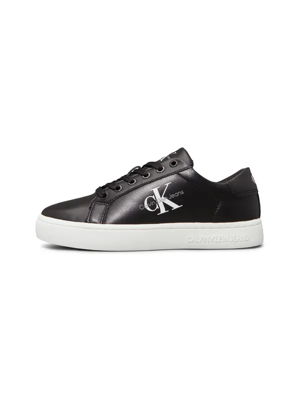 Classic Lace Up Leather Trainers