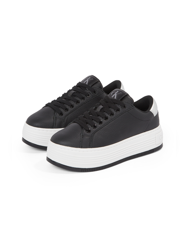 Bold Flatform Leather Low Trainers