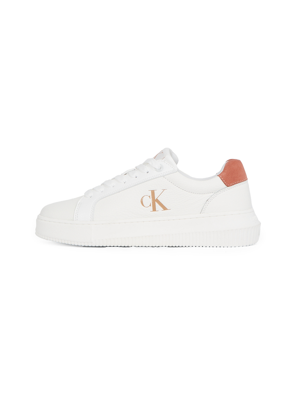 Chunky Cupsole Leather Low Trainers