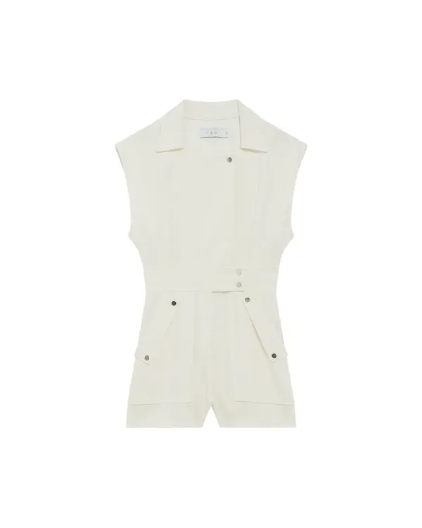  Belted Short Jumpsuit